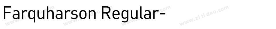 Farquharson Regular字体转换